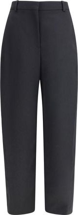 Givenchy Womens Straight Leg Pants - Dark Grey Wool - Size EU 34 (Womens)