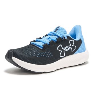 Under Armour Charged Pursuit 3 Womens Trainers Black/White/Blue 5 (38.5)