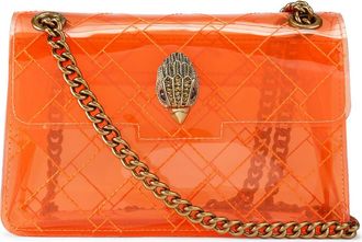Kurt Geiger Mini Kensington Vinyl Crossbody Bag in Orange at Nordstrom