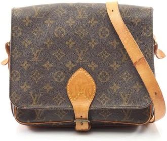Louis Vuitton Pre-owned Cross Body Bags, female, Brown, Size: ONE SIZE Pre-owned Vintage Plastic Cross Body Bag