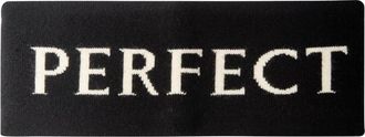 Perfect Moment Logo- Intarsia Wool-blend Headband - Black - One Size