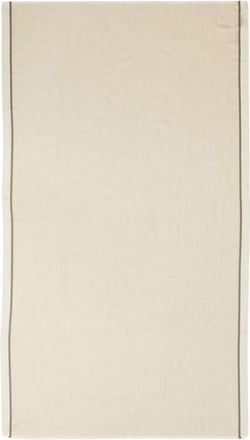 Johnstons of Elgin Ives Chevron Border Cashmere Fringe Scarf in Ru7701 Natural at Nordstrom