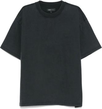 Purple T-shirt in cotone - Nero