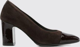 Carel D&eacute;collet&eacute; Rosana in pelle scamosciata con punta in vernice