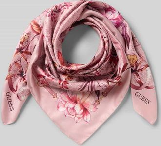 Guess Tuch mit Label-Detail in Rose, Gr&ouml;&szlig;e 1
