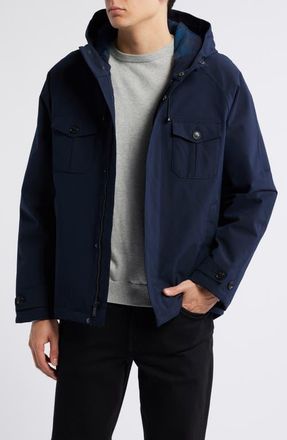 Pendleton Depoe Bay Hooded Rain Jacket in Midnight at Nordstrom, Size Large