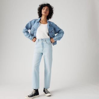 Levi's Ribcage Straight Ankle Jeans - Womens - 23X27 - Blue