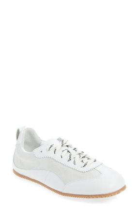 Freda Salvador Minnie Ballet Sneaker in Milk Calf Combo at Nordstrom, Size 6.5