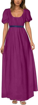 Generic Regency Dress, Renaissance Dress, Regency Dresses Costume Empire Waist Long Dress 2025