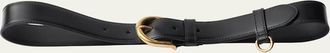 Prada Buckle Calf Leather Belt