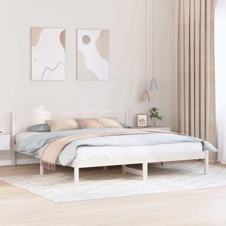 vidaXL Estructura De Cama 200 X 200 Cm Madera Maciza De Pino Vidaxl