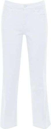 7 For All Mankind Straight Ankle Jeans - Dames - Regular Fit Jeans - Wit - W29 - Jeans