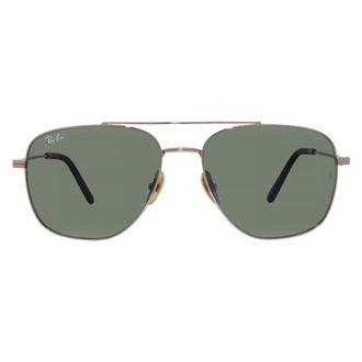 Ray-Ban Ray Ban WILLIAM TITANIUM G-15 Green Navigator Unisex Sunglasses RB8097 926531 59