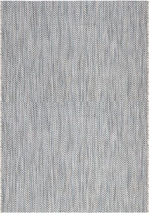 Safavieh Alfombra contempor&aacute;neo de polipropileno gris/azul, 122 x 170 cm