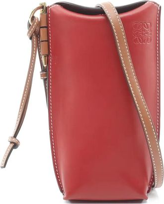 Loewe Borsa a spalla Gate in pelle anni 2000 - Rosso