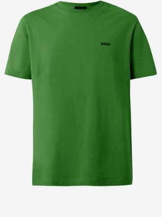 HUGO BOSS Stretch Cotton T Shirt With Logo