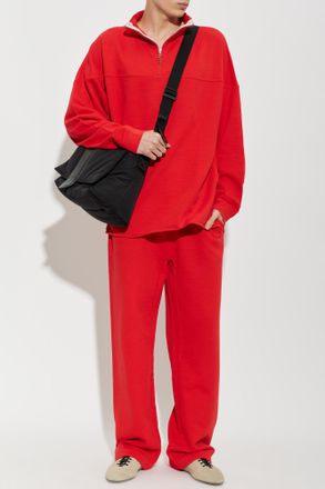 Jacquemus Cotton Turtleneck Rond Carre, Mens, Red