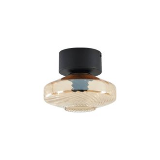 Lindby L&aacute;mpara De Techo sylphie En Negro Vidrio - Lindby
