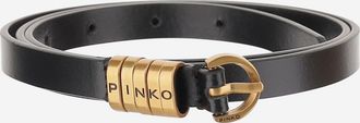 Pinko Pinko-Lederg&uuml;rtel mit Logo