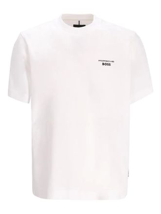 BOSS x Porsche katoenen T-shirt - Wit