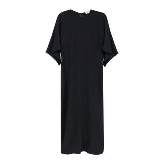 Stella McCartney Midi Dress - female - Stella McCartney - Midi Dresses - Black - M - Dresses