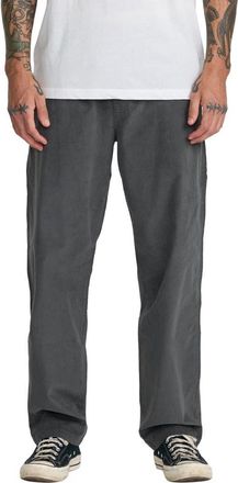 Rvca Vacancy Micro Corduroy Pants in Sage Leaf at Nordstrom, Size Xx-Large