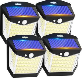 OEM L&aacute;mpara Solar Para Exteriores Con Detector De Movimiento, 248 Led, Ip65, Resistente Al Agua, Iluminaci&oacute;n De 270&deg;, Inal&aacute;mbrica, De Seguridad, Para Pare