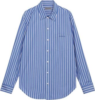 Balenciaga Overhemden, Heren, Blauw, M, Regular Fit Shirt