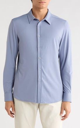 90 Degree by Reflex First Class Jersey Shirt in Cloud Mist at Nordstrom Rack, Size Xx-Large