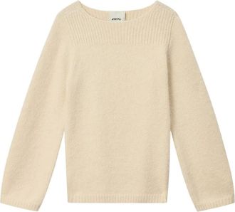 Isabel Marant Paulane ribbed sweater - women - Alpaca/Polyamide/Merino/Spandex/Elastane - 36 - Neutrals