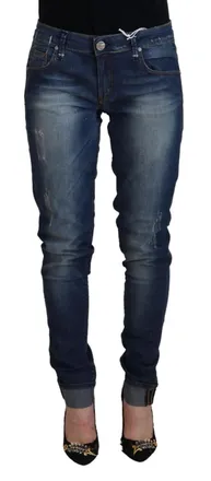 Acht Washed Cotton Slim Fit Women Pants Womens Jeans