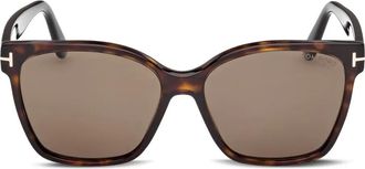Tom Ford Eyewear Occhiali da sole squadrati - Marrone