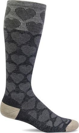 Sockwell Heart Throb Compression Socks in Charcoal at Nordstrom, Size Medium/large
