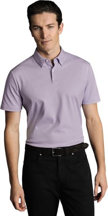 CHARLES TYRWHITT Mens Plain Short Sleeve Jersey Polo