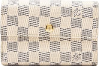 Louis Vuitton Blue Damier Azur Alexandra Wallet (Authentic Pre-Loved)