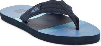 Quiksilver Dune Flip Flop in Medium Blue/Dark Blue/Aqua at Nordstrom Rack, Size 10
