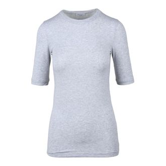 Brunello Cucinelli Brunello Cucinelli, Round-neck Knitwear, female, Gray, Size: XL Round-neck Knitwear