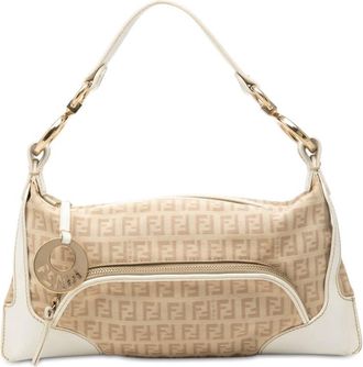 Fendi Pre-owned Fendi Zucchino Canvas Chef Pocket Shoulder Bag Ladies 6ME30Y361TABABQ5