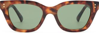 AIRE Nightglow Cat Eye Sunglasses in Dark Tortoise at Nordstrom