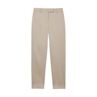 Brooks Brothers Stretch Katoenen Broek - Dames - Chinos - Beige - 2XL - Katoen - Broeken