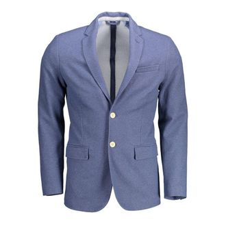 GANT Mens Sport Coat Classic Fit - Light Grey Cotton - Size EU 46 (Mens)