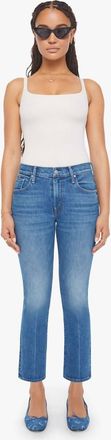 Mother The Insider Ankle Jeans In Get Two Birds Stoned