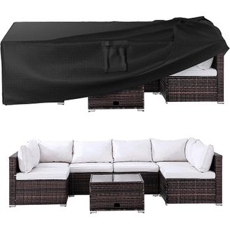 OEM Funda Para Mesa De Jard&iacute;n, Funda De Tela Oxford 420d Para Muebles De Jard&iacute;n, Impermeable, A Prueba De Polvo Y Resistente A Los Rayos Uv, Funda Para Mu