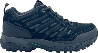 Karrimor Waterdichte lage wandelschoenen van su&egrave;de voor heren, model Mount (Zwart)