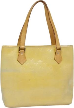 Louis Vuitton Pre-owned Leather totes - Dames - Vintage Shopper - Geel - ONE Size - Leer - Vintage