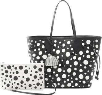 Louis Vuitton Borsa tote Neverfull Yayoi Kusama MM 2021 &times; - Nero