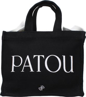 Patou Black Cotton Womens Handbag