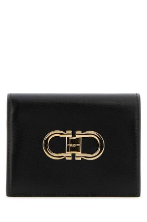 Ferragamo Black Leather Wallet