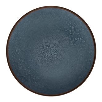 Medard De Noblat Plato llano (x6) gres &iacute;ndigo