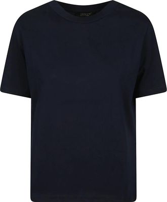 Aragona T-shirt met ronde hals - Dames - T-shirts - Blauw - XS - Tops